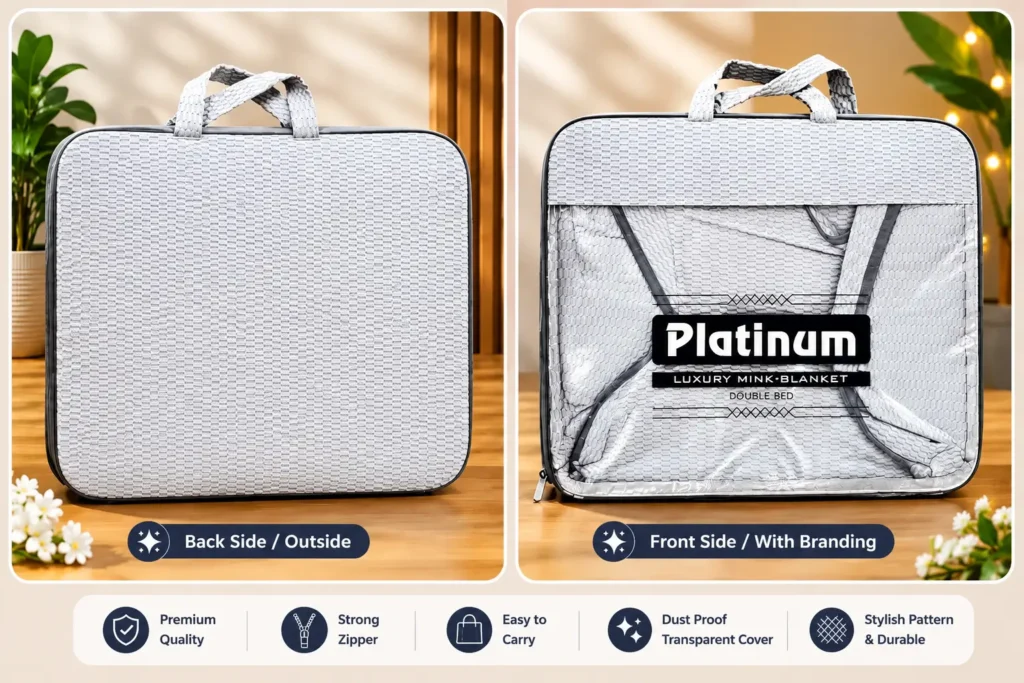 Platinum Super Soft Blanket Bag